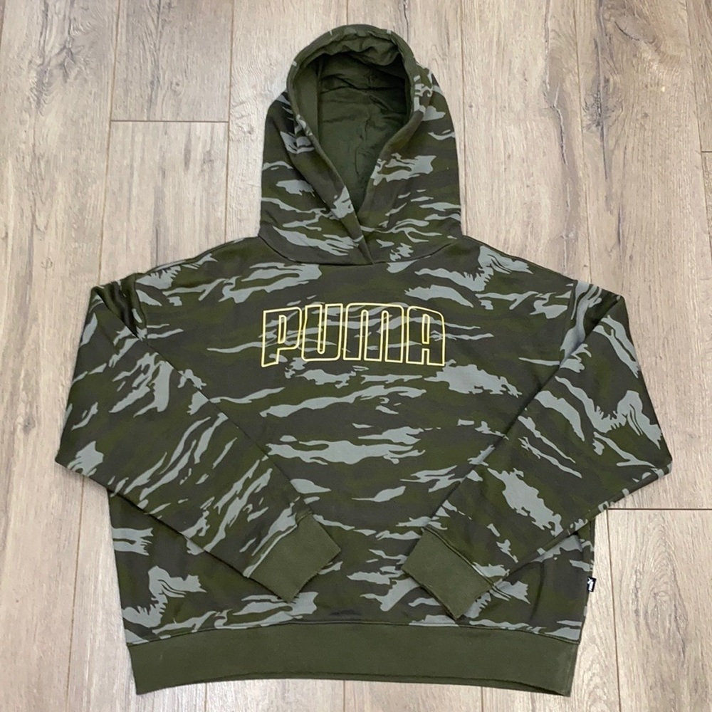Puma UNISEX Woodland Camo Pullover Hoodie